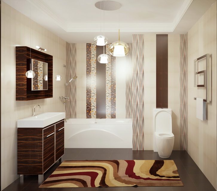 идеи дизайна ванной комнаты